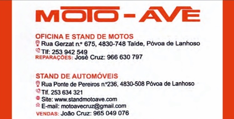 Roteiros-de-Portugal-Braga-Póvoa-de-Lanhoso-Oficina-e-Stand-de-Motos-e-Stand-de-Automóveis-Moto-Ave
