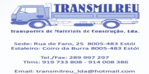 Transmilreu – Transportes de Materiais de Construção, Lda | Roteiros de  Portugal | Directório de Empresas | Portugal - Divulgue a sua empresa nosso  diretório. O Roteiros de Portugal garante a sua visibilidade.